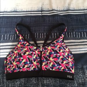 Victoria’s Secret VSX knockout front zip sport bra